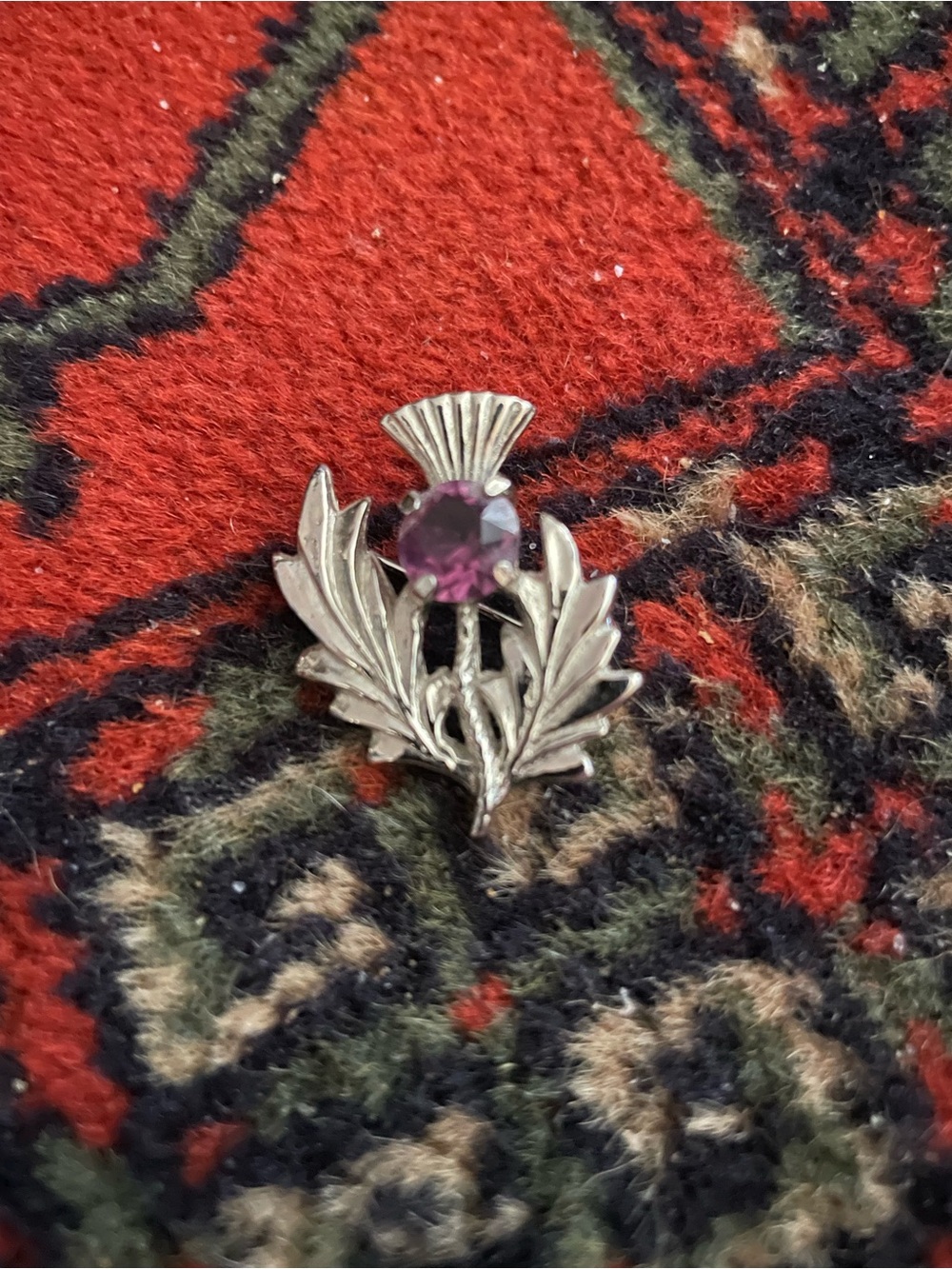 Lovely Scottish Thistle Brooch